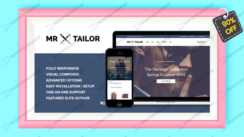 Mr. Tailor - eCommerce WordPress Theme for WooCommerce Nulled