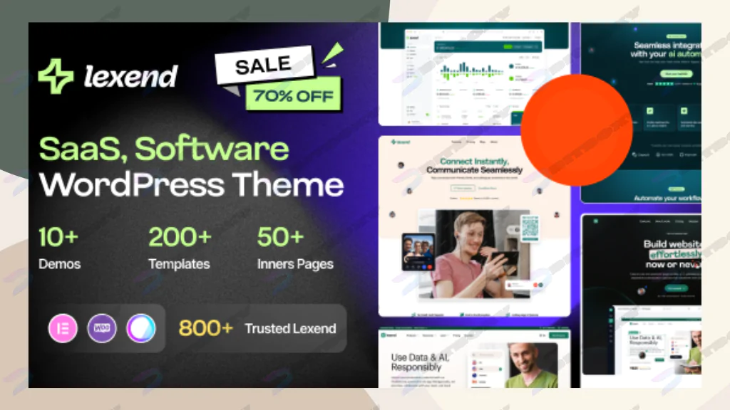 Lexend - Software, SaaS & Startup WordPress Theme Nulled
