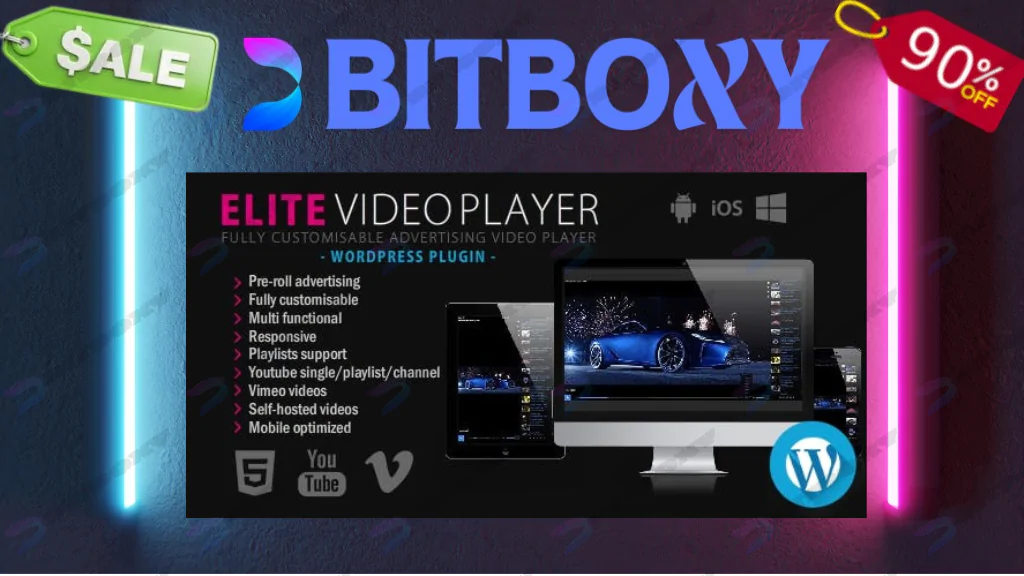 Elite Video Player - WordPress plugin