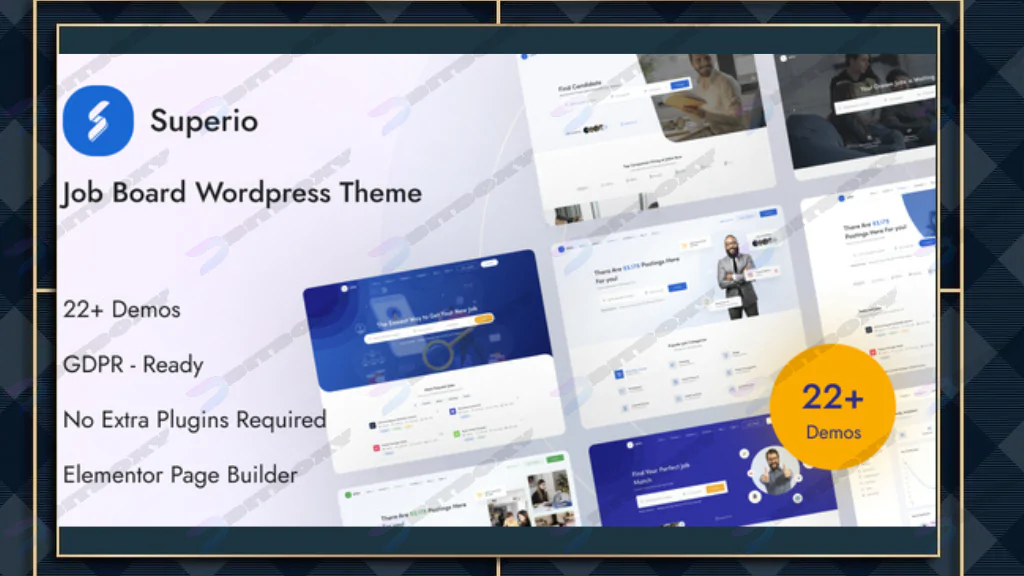 Superio – Job Board WordPress Theme Nulled