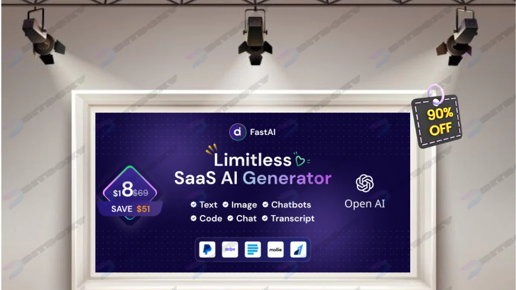 FastAi - SaaS AI Content Voice Text Image Chat & Code Generator