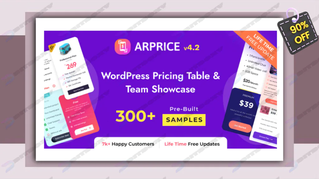 ARPrice - WordPress Pricing Table Plugin