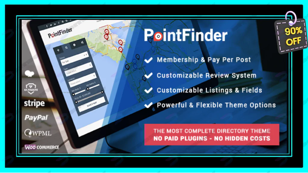 PointFinder | Directory & Listing WordPress Theme Nulled