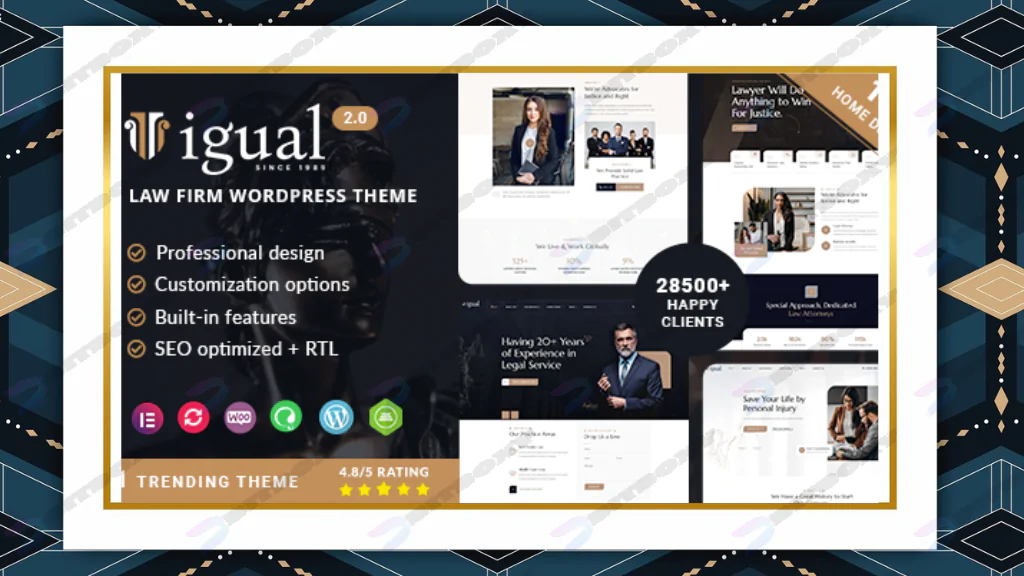 Igual - Law Firm WordPress Theme for Attorneys Nulled