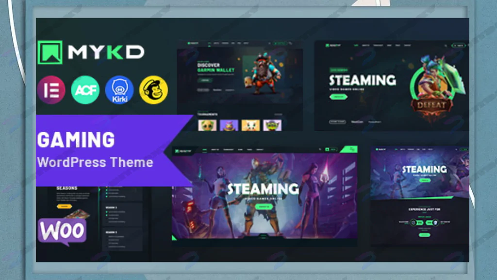 MYKD - eSports and Gaming NFT WordPress Theme Nulled