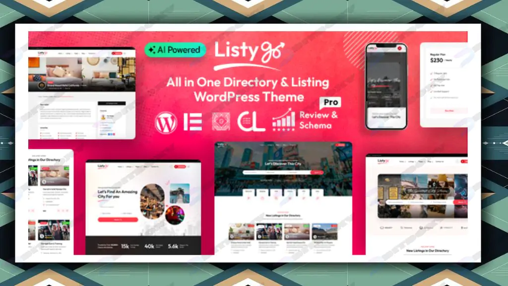 Listygo – Directory & Listing WordPress Theme Nulled