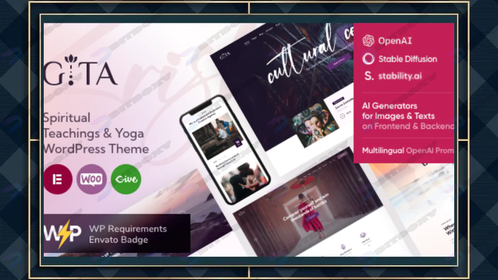 Gita - Yoga WordPress Theme Nulled