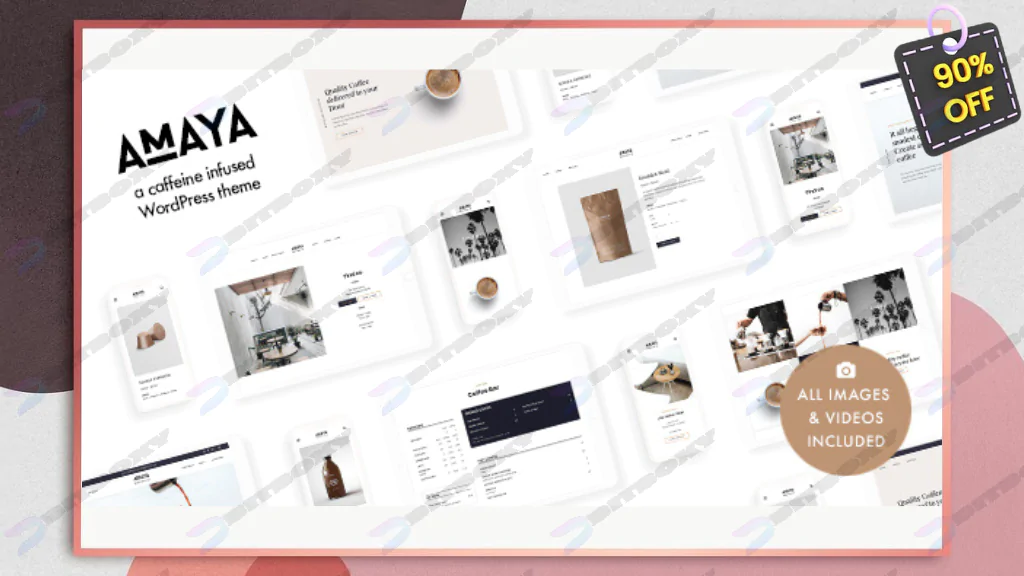Amaya - Coffee Shop & Cafe WordPress Theme Nulled
