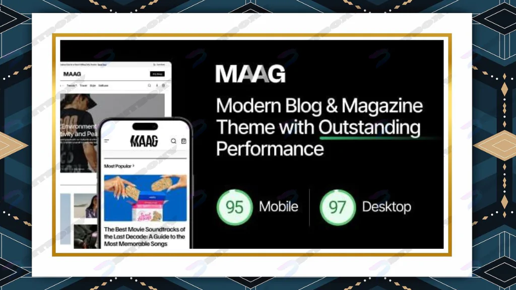 Maag - Modern Blog & Magazine WordPress Theme Nulled