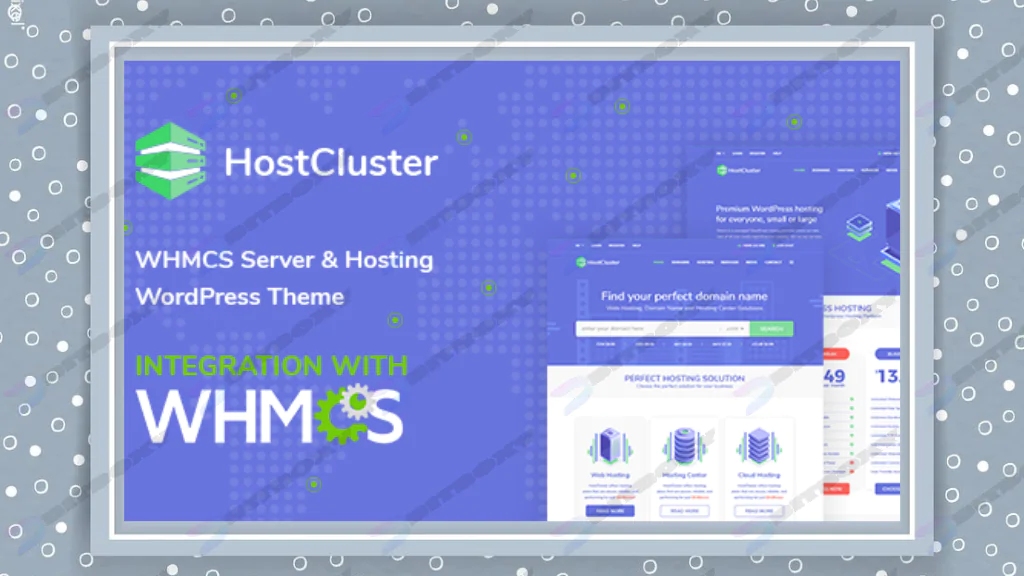 HostCluster - WHMCS Hosting WordPress Theme Nulled