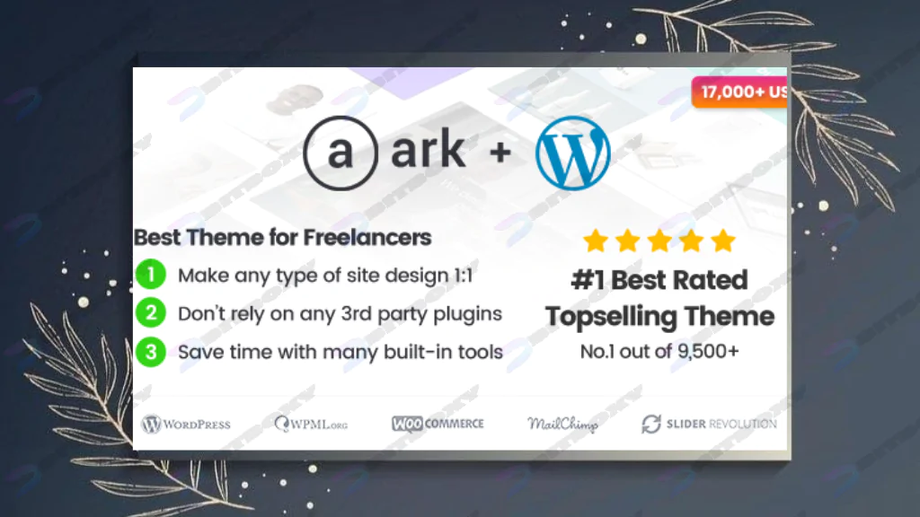 The Ark | WordPress Theme made for Freelancers Nulled