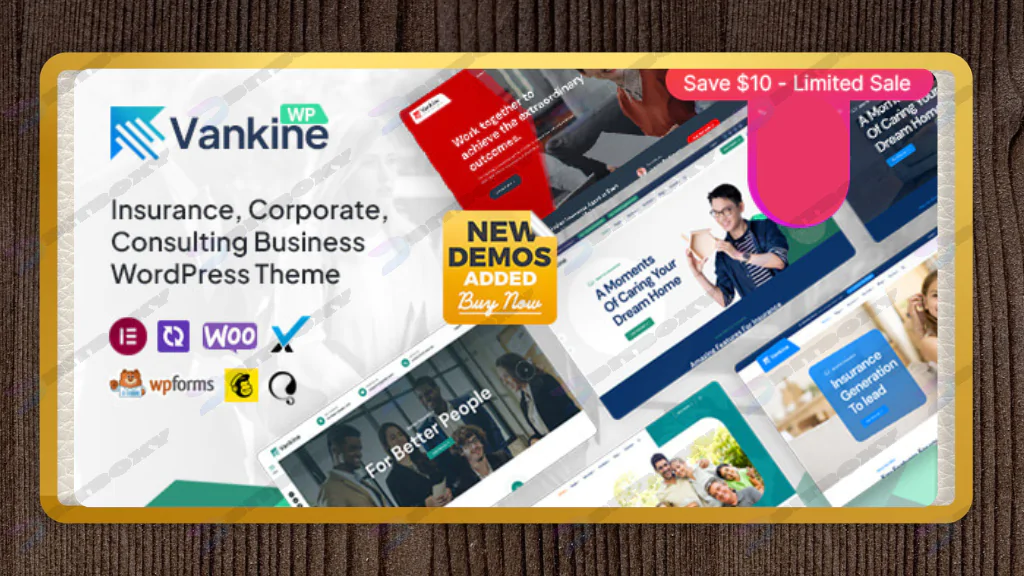 Vankine - Insurance & Consulting Business WordPress Theme Nulled
