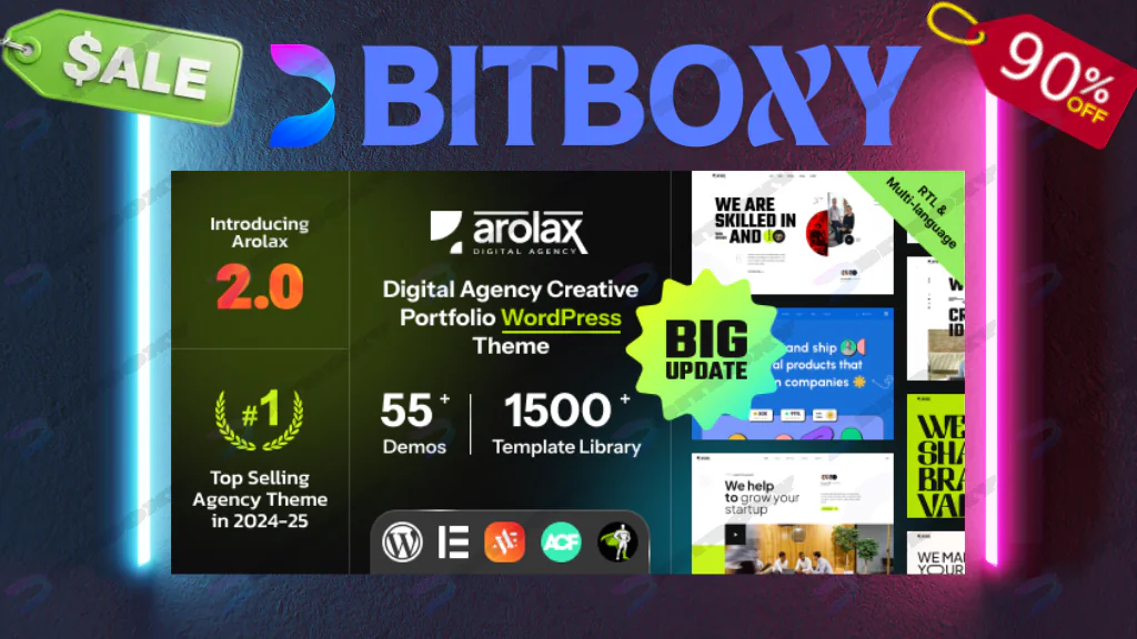 Arolax | Creative Digital Agency Theme