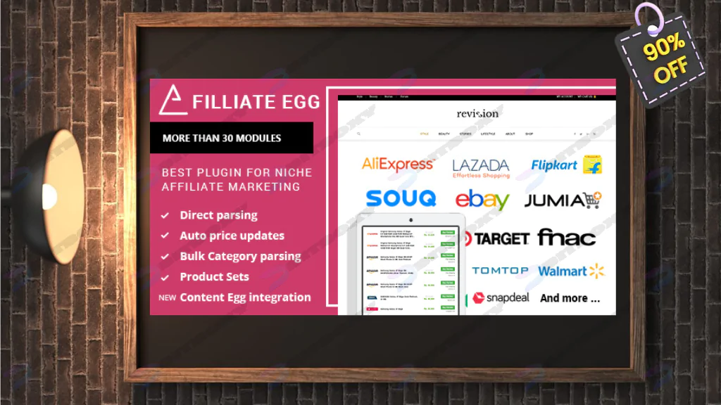 Affiliate Egg - Niche Affiliate Marketing Wordpress Plugin