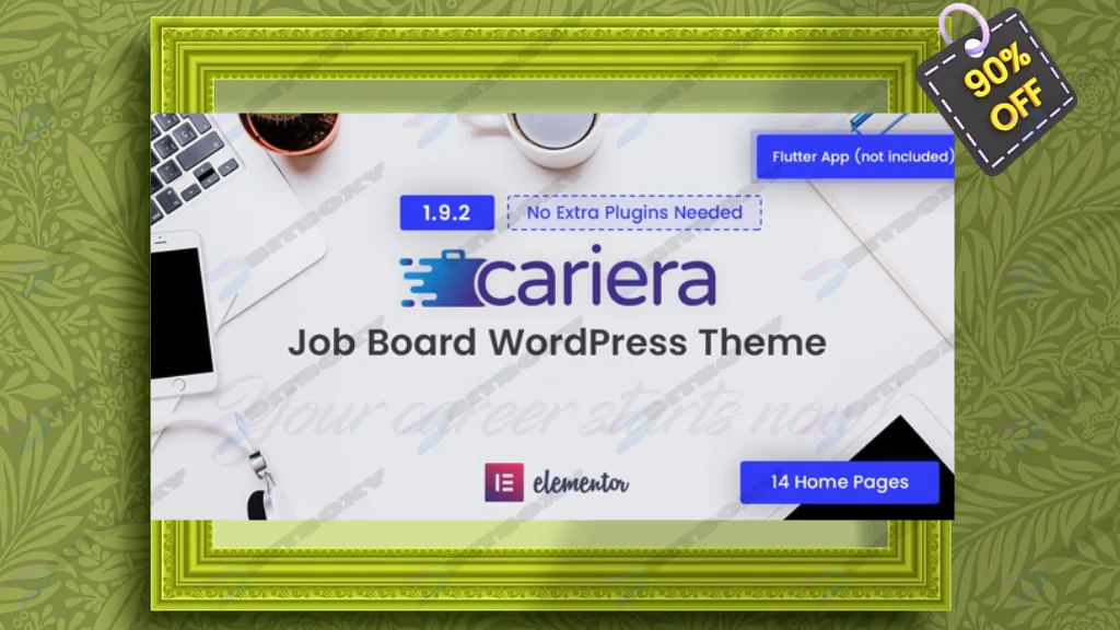 Cariera - Job Board WordPress Theme Nulled