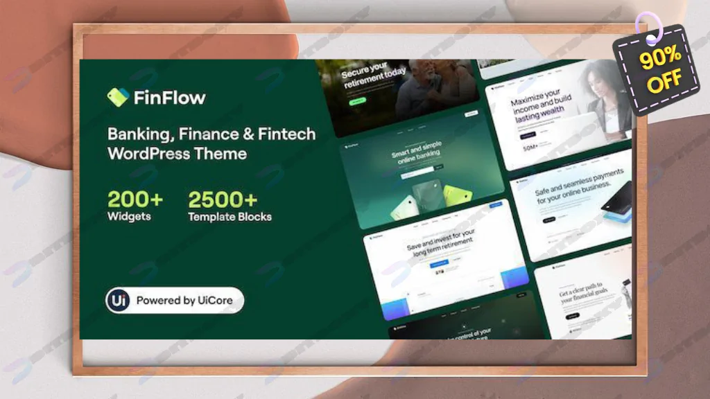FinFlow - Banking, Finance & Fintech WordPress Theme Nulled