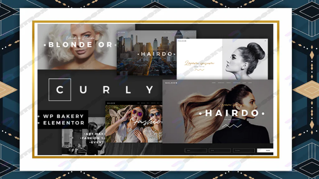 Curly - A Stylish WordPress Theme for Hairdressers and Hair Salons Nulled