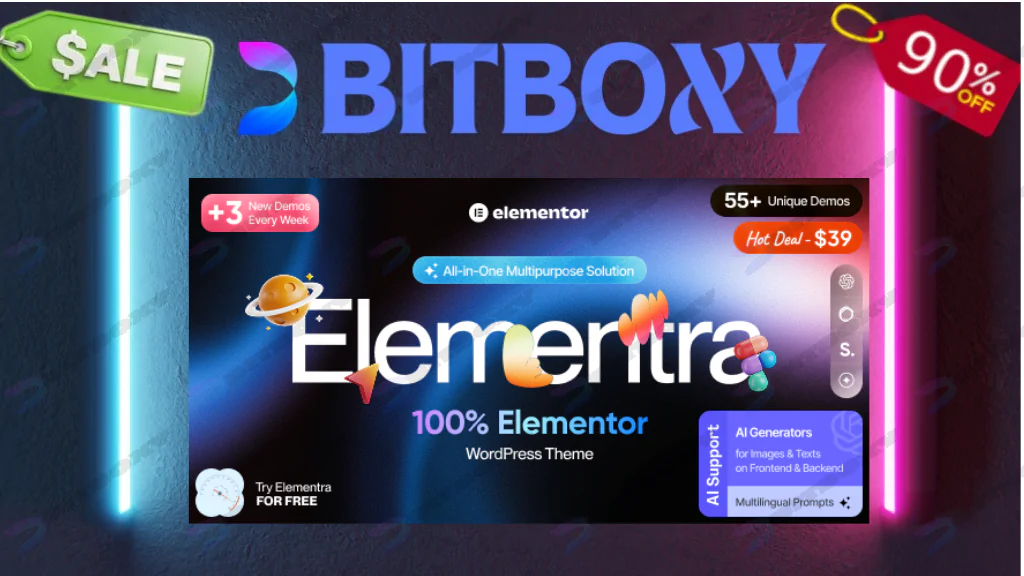 Elementra - 100% Elementor WordPress Theme