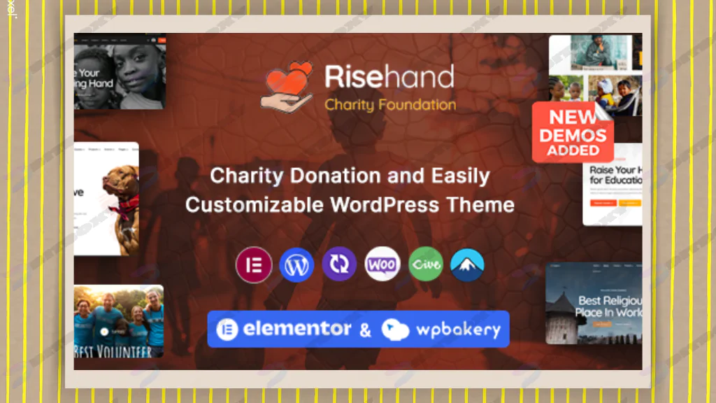 RiseHand - Charity & Donation WordPress Theme Nulled