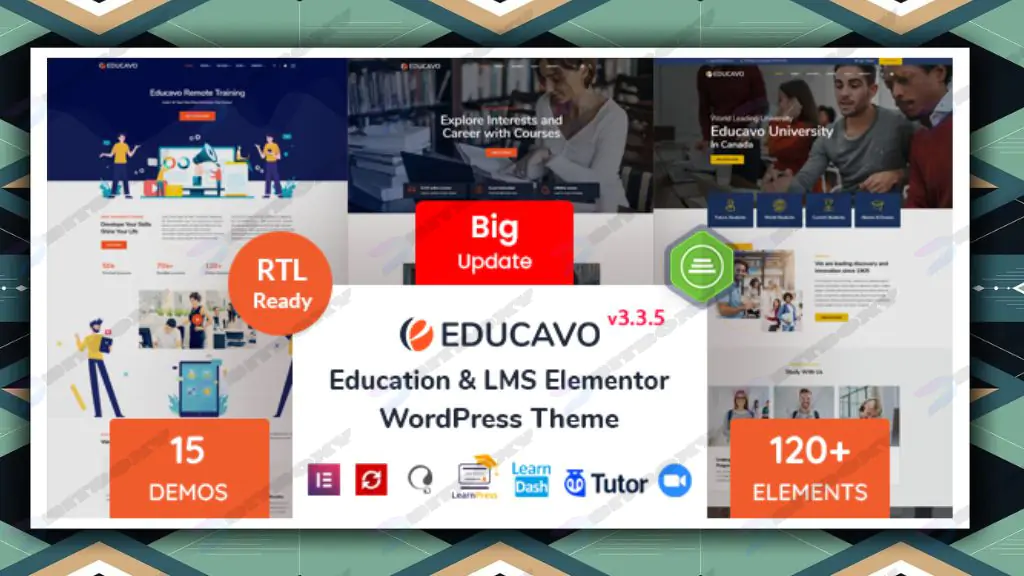 Educavo - Education WordPress Theme Nulled
