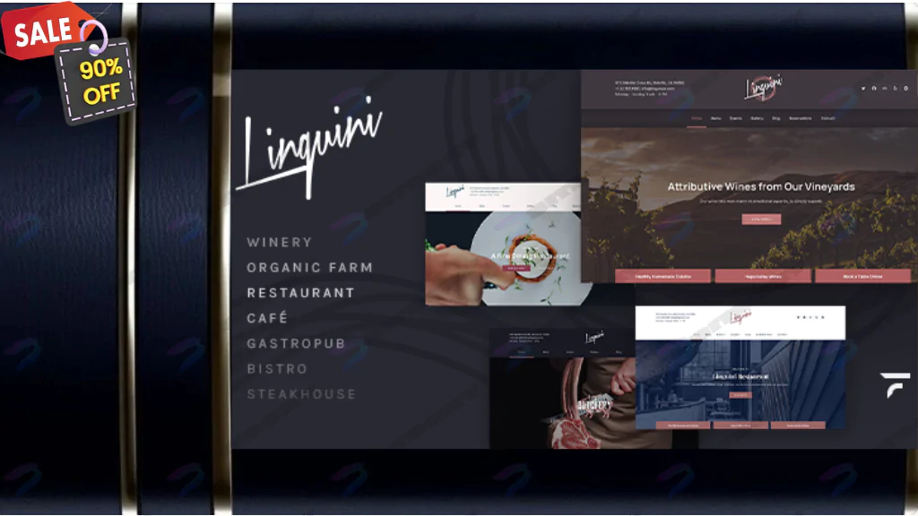 Linguini — Restaurant WordPress Theme Nulled