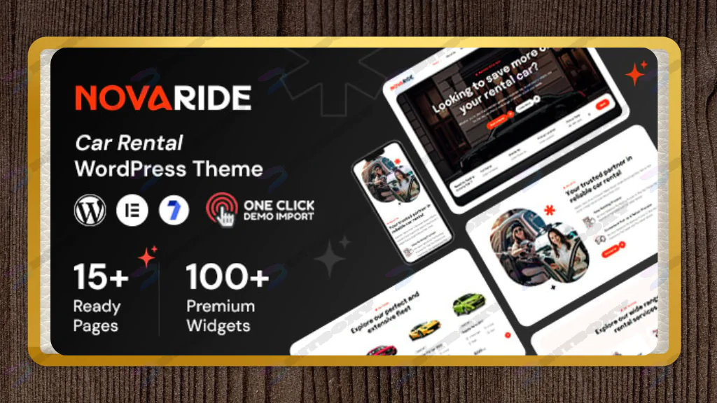 Novaride - Car Rental WordPress Theme Nulled