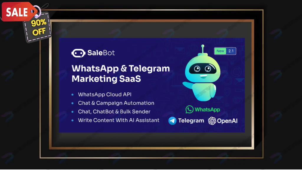 SaleBot - WhatsApp And Telegram Marketing SaaS - ChatBot & Bulk Sender
