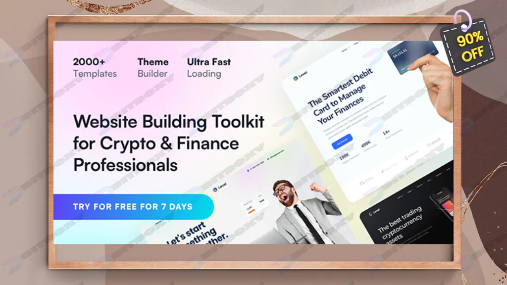 Level - Financial Technology & Crypto WordPress Theme Nulled
